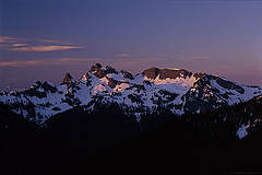 Sunrise, Cowlitz Chimeys, Mount Rainier National Park
